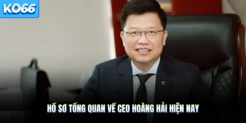 Hồ sơ tổng quan về CEO Hoàng Hải hiện nay 